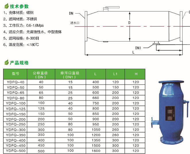 山东反冲洗除污器市场新动态 齐全厂家最新报价单参考——访石家庄盈都环保设备销售部